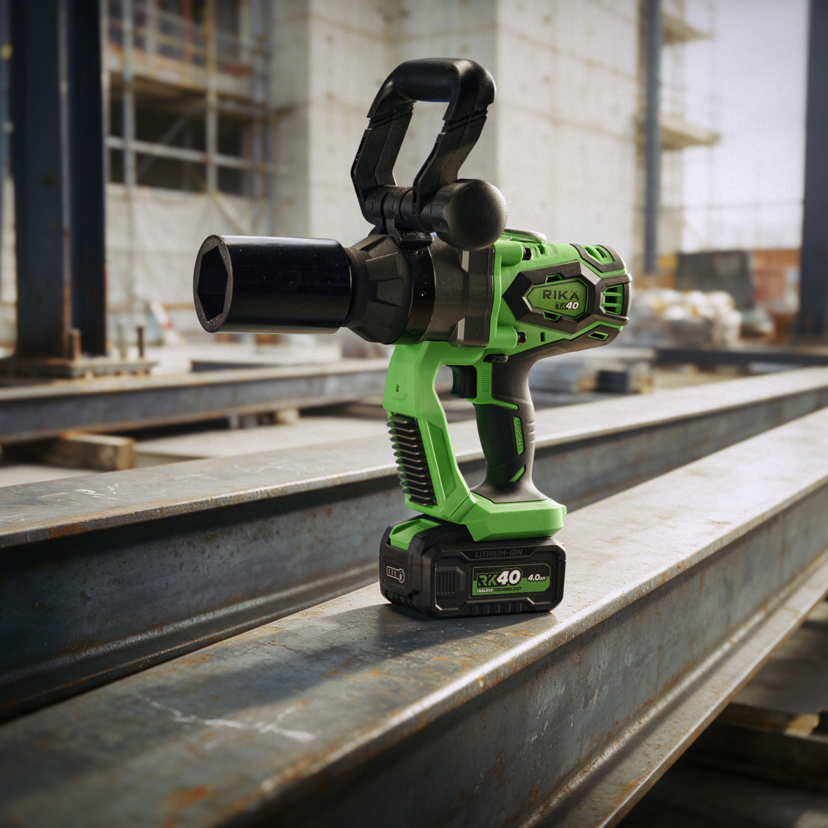 Rikä RK40 40V 1in Cordless High-Torque Impact Wrench | 2500Nm Nut-Busting Torque | Friction Ring | Brushless Motor | Body Only